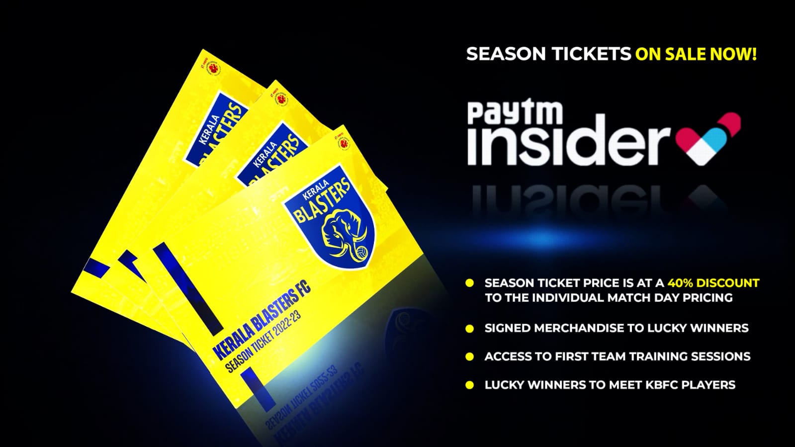 Kerala Blasters FC Announces Season Tickets for ISL Season 9